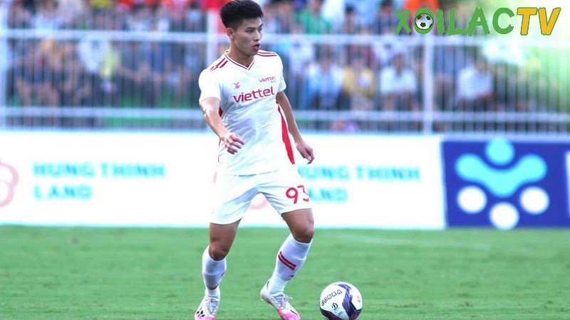 Cầu thủ Nguyễn Thanh Bình trưởng thành từ lò đào tạo của Viettel